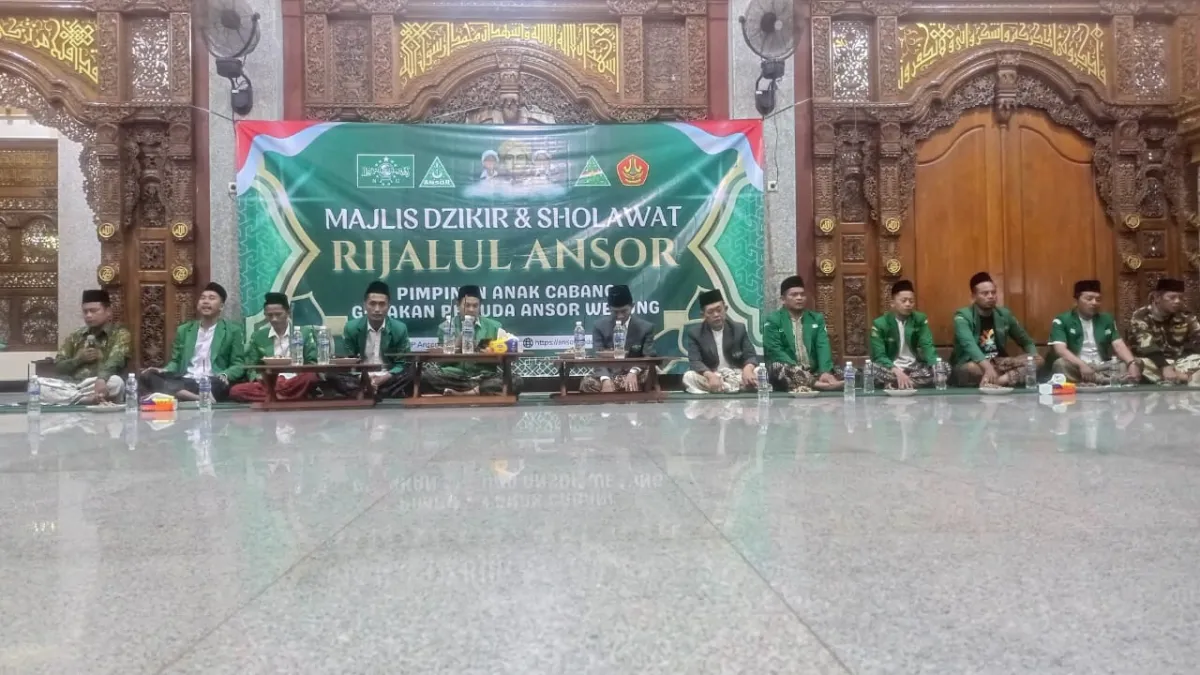 Majelis Dzikir dan Sholawat Rijalul Ansor Gelar Halal Bihalal, Ketua PAC GP Ansor: Mempererat Silaturahim dan Semangat Berorganisasi