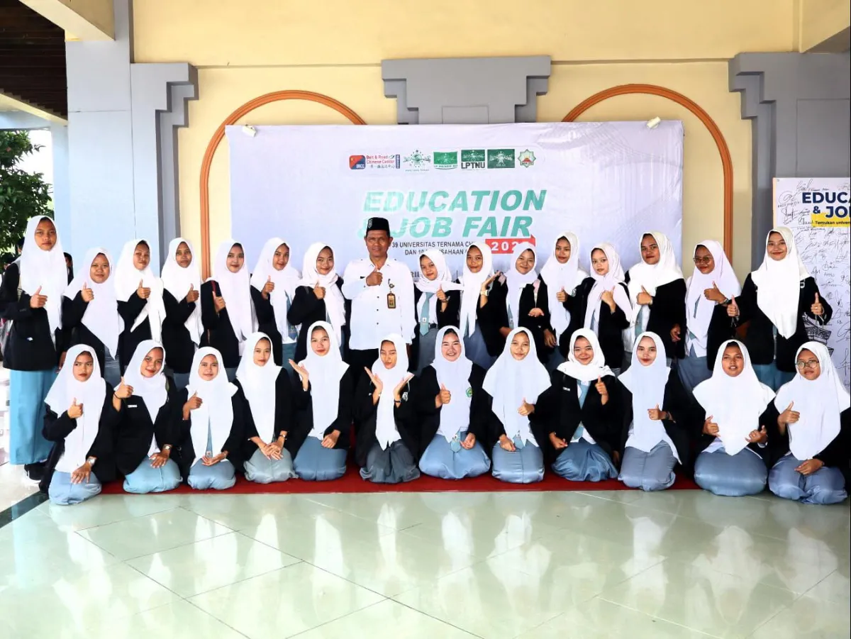 Mewakili LP Ma'arif NU Demak, MA Miftahussalam hadiri Education dan Job Fair PWNU Jateng 2025
