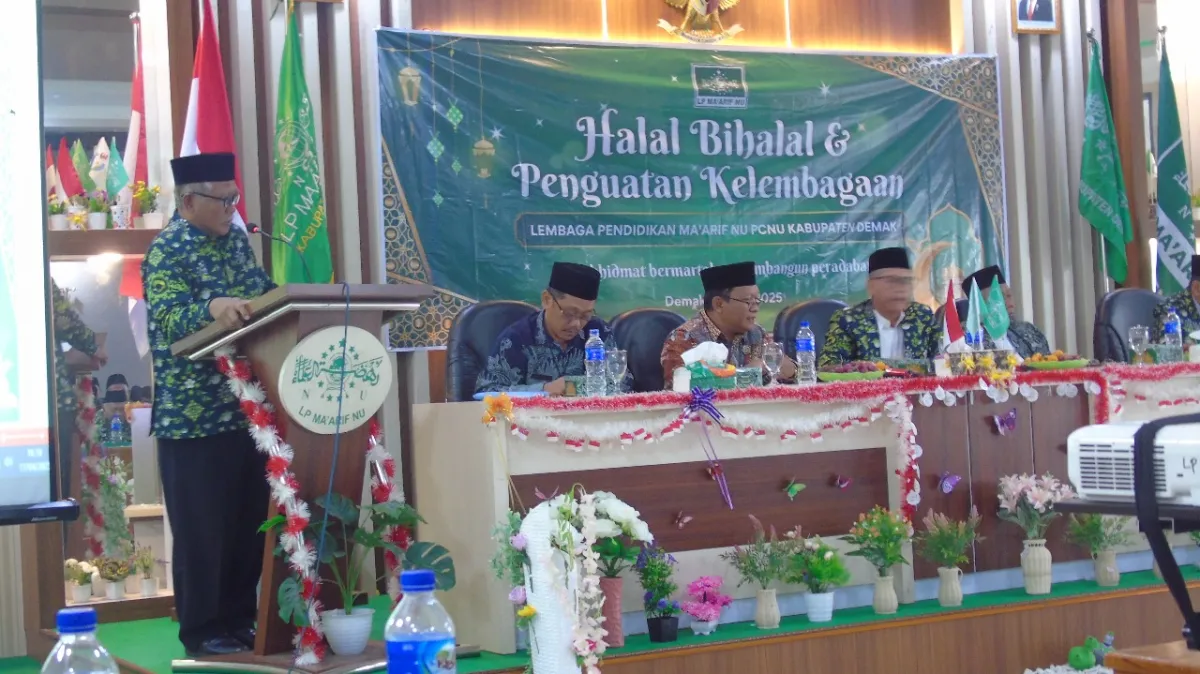 LP Ma'arif NU Demak Gelar Halal Bi Halal dan Penguatan Kelembagaan
