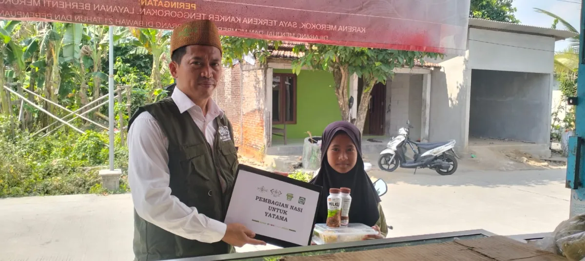 LAZISNU Demak Salurkan Makanan Bergizi Gratis Di Desa Doreng Bantu Turunkan Angka Stunting