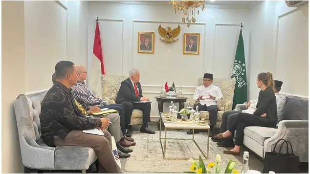 PBNU Terima Kunjugan Kuasa Usaha Ad Interim (KUAI) Amerika Serikat