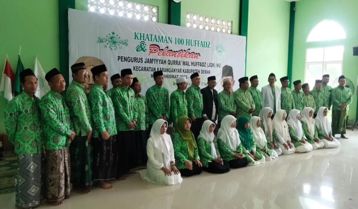 JQH NU Karanganyar Demak Masa Khidmat 2025-2030 Dilantik, Ini Susunan Lengkap Pengurusnya