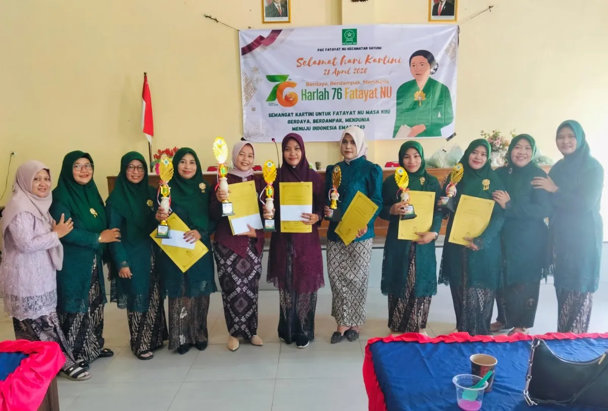 Fatayat NU Ranting Banjarsari Juara 1 Lomba Video Kreatif Hari Kartini 2026