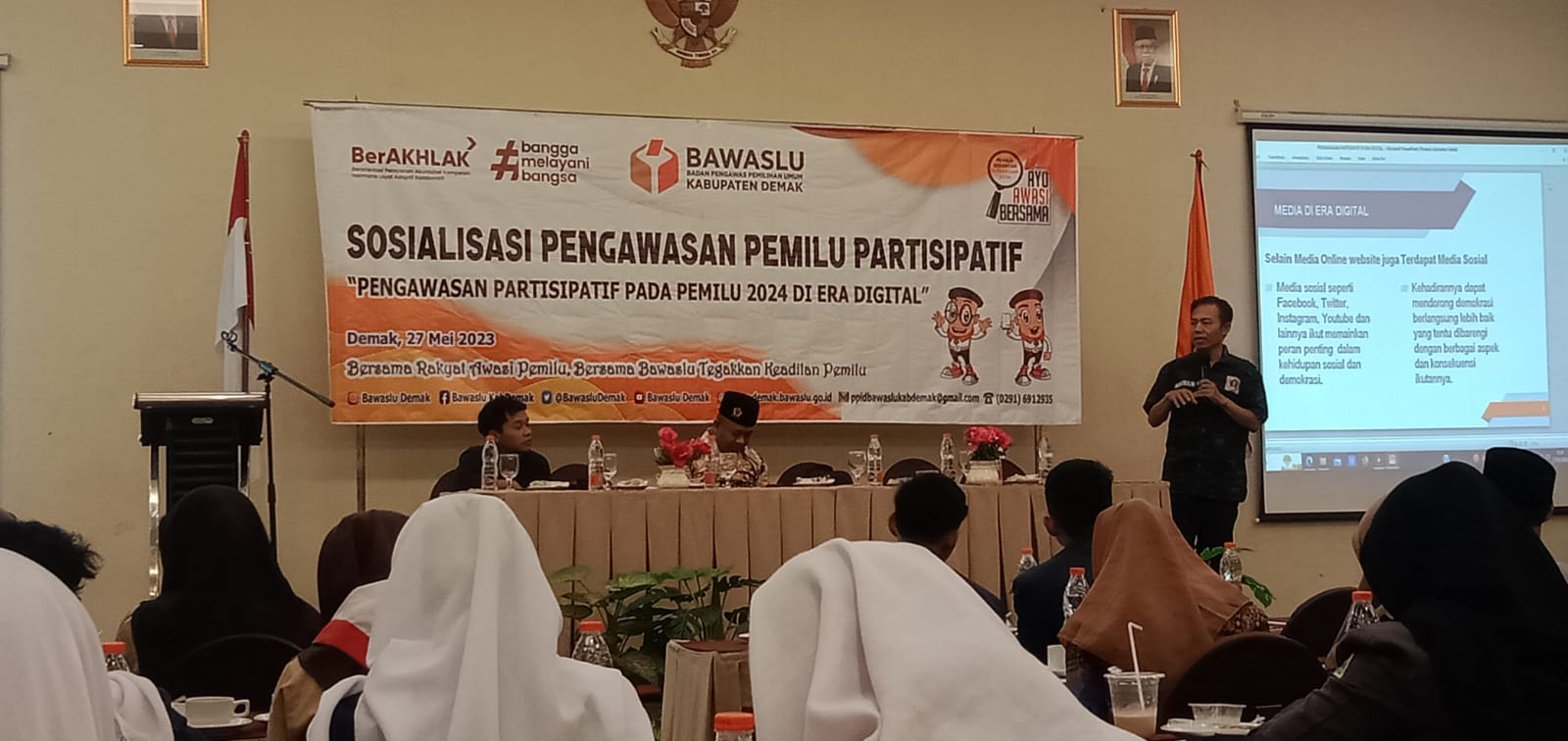 BAWASLU Demak Ajak Generasi Z Berperan Aktif Awasi Pemilu 2024 Melalui Media