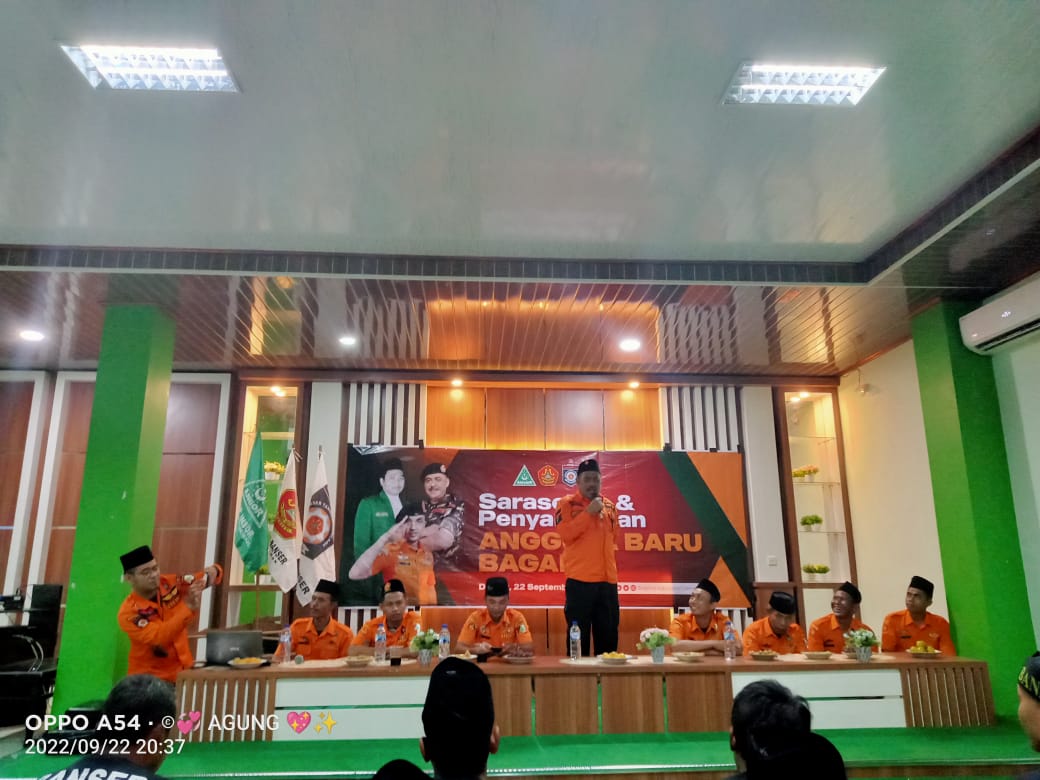 Banser Tanggap Bencana Gelar Sarasehan dan Penyambutan Anggota Baru