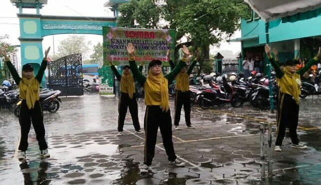 Tim Senam Islam Nusantara  Madrasah Aliyah Nahdltaul Ulama Demak Sabet  Juara 1 PORSEMA NU Tingkat Kabupaten