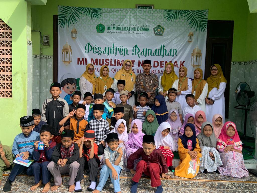 Bentuk Karakter Anak, MI Muslimat NU Demak Gelar Pesantren Ramadhan Kids