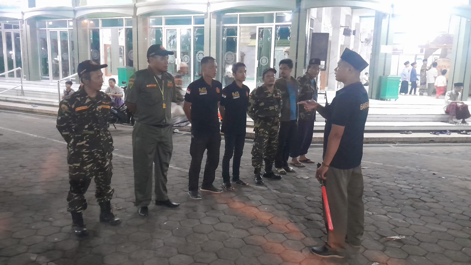Ramai Perhelatan Takbir Keliling Di Wedung, Banser Turun Tangan