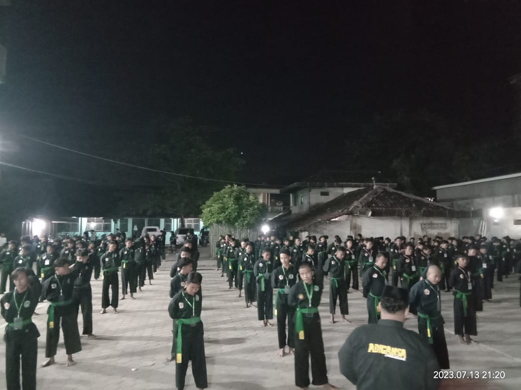 Ujian Kenaikan Tingkat  Warga Pagar Nusa, Santri PN Tegaskan untuk Mengawal Kiai