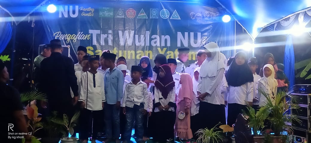 NU Ranting Guntur Gelar Pengajian Dan Santunan Anak Yatim
