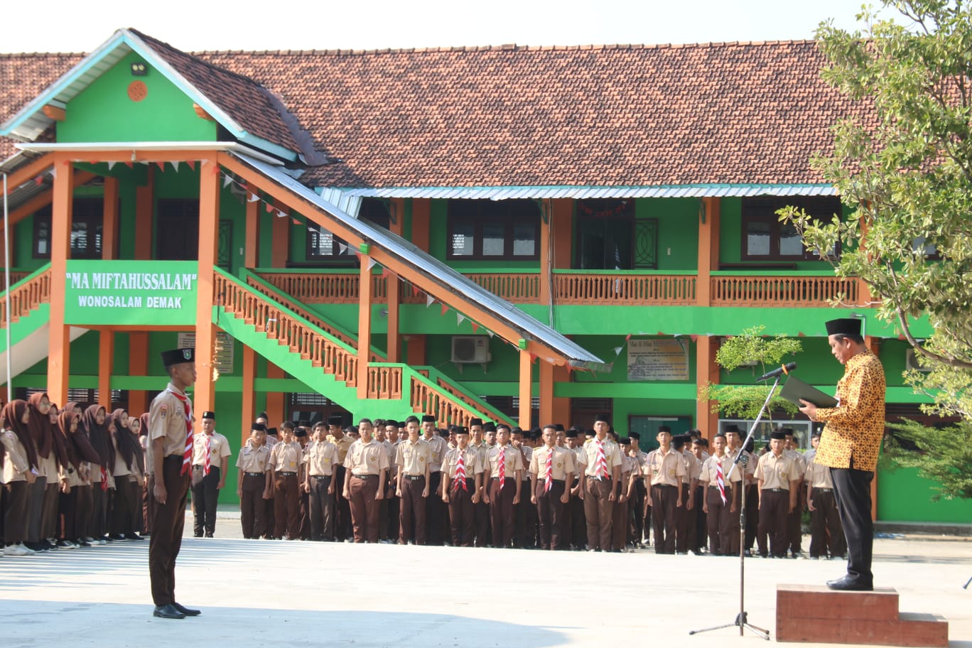 Peringati Sumpah Pemuda, Kepala Madrasah: Kalian Pemimpin Masa Depan Bangsa