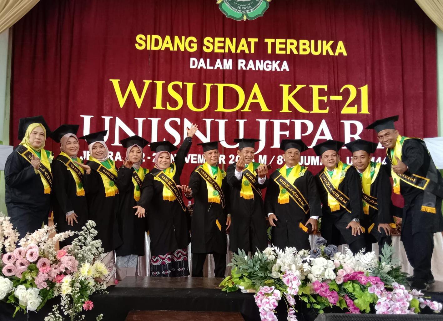 7 Guru MA NU Demak Meraih Gelar Magister Manajemen Pendidikan Islam di UNISNU Jepara