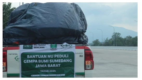 Gempa Bumi Sumedang, NU Peduli PBNU Bersama NU Peduli Kabupaten Sumedang Kirimkan Bantuan Kemanusian
