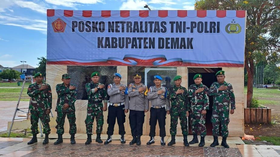 TNI-Polri di Demak Siapkan Posko Netralitas untuk Pemilu 2024