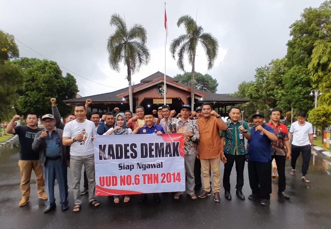 Kades Indonesia Bersatu (KIB) Demak Tuntut Revisi UU Desa di Senayan