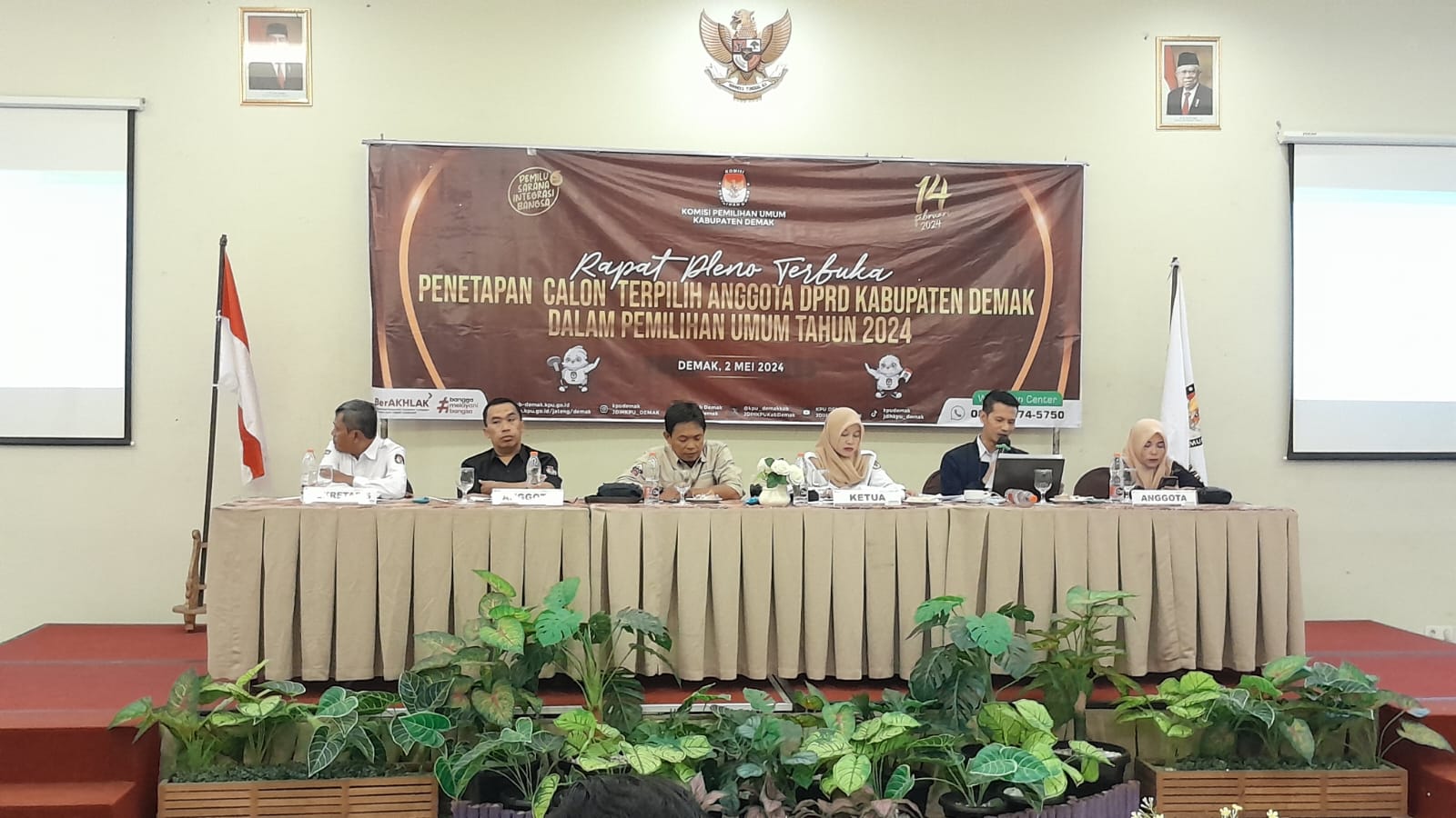 KPU Demak Tetapkan 50 Anggota DPRD Terpilih Pemilu 2024, Begini Daftarnya