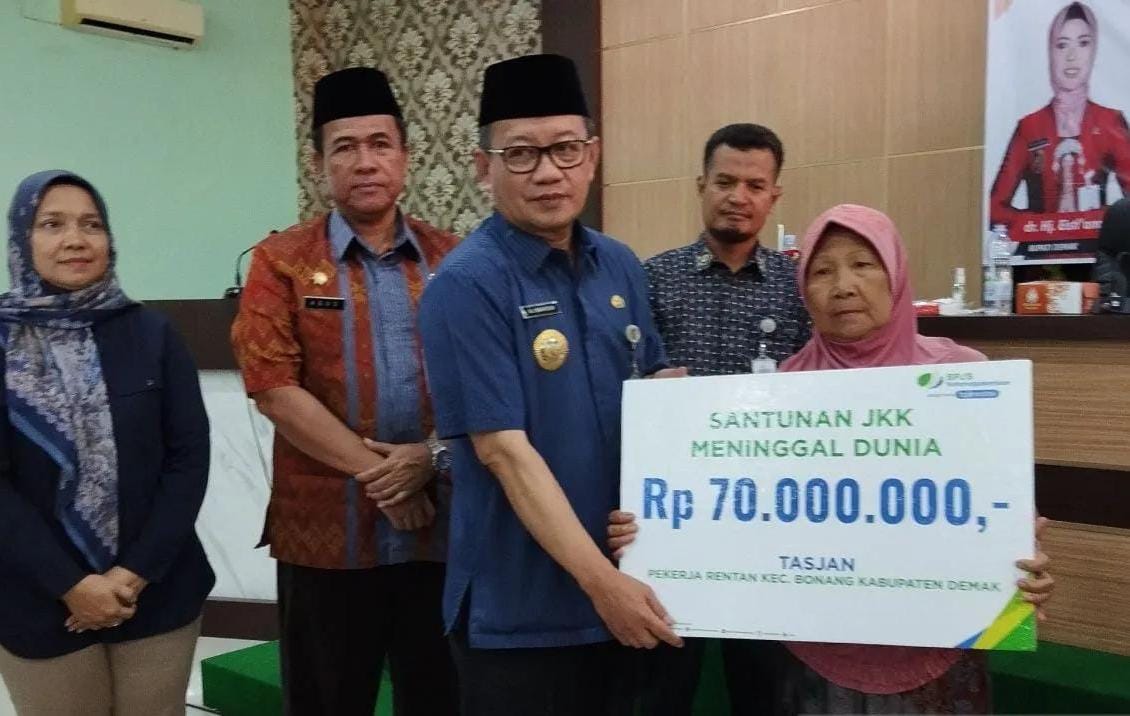 Jaminan Ketenagakerjaan di Demak, 10.000 Pekerja Rentan Didaftarkan ke BPJAMSOSTEK