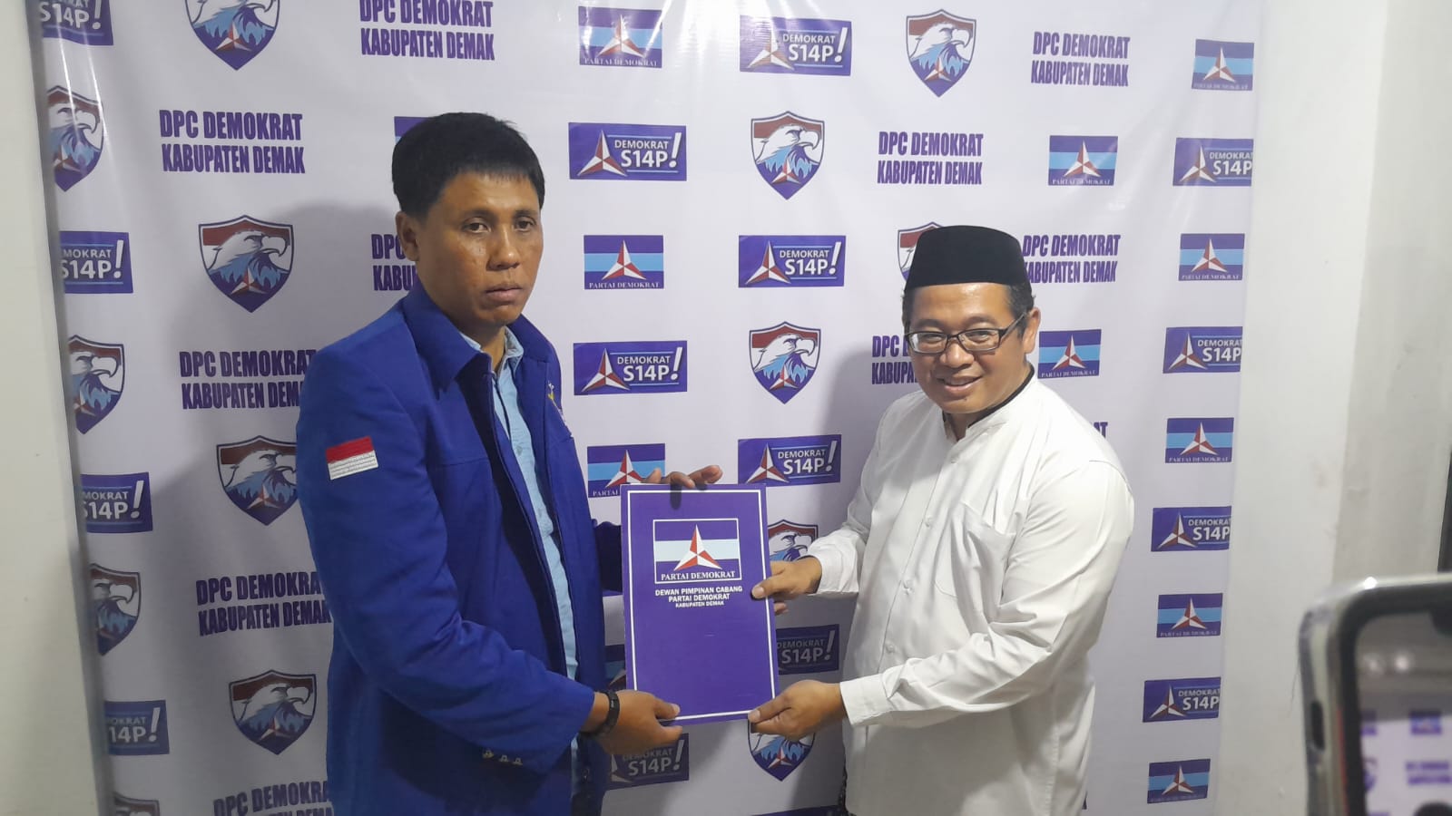 Teguh Sapto Utomo Mendaftar sebagai Bakal Calon Bupati Demak di Partai Demokrat
