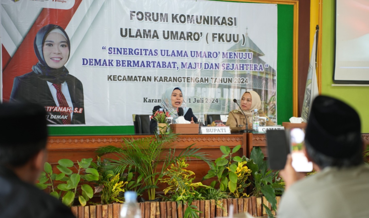Hadiri FKUU Karangtengah, Bupati Demak: Tanpa Nasehat Ulama Pemerintah Tidak Bisa Berjalan Baik