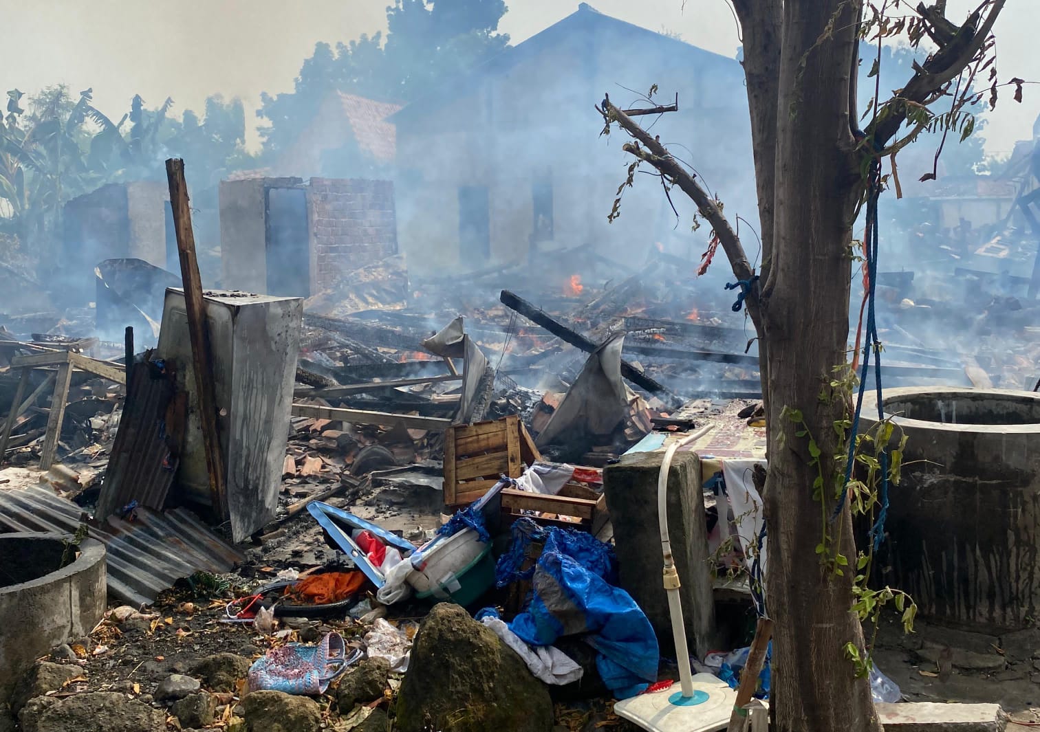 Empat Rumah di Desa Brambang Hangus Terbakar, Kerugian Melonjak hingga 1 Miliar