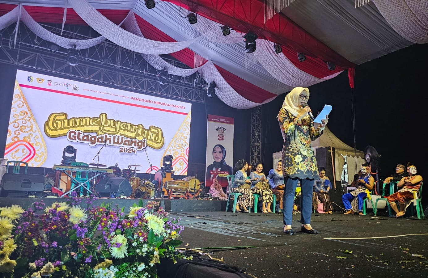 Pemkab Demak Gelar Hiburan Rakyat Gumebyaring Glagah Wangi