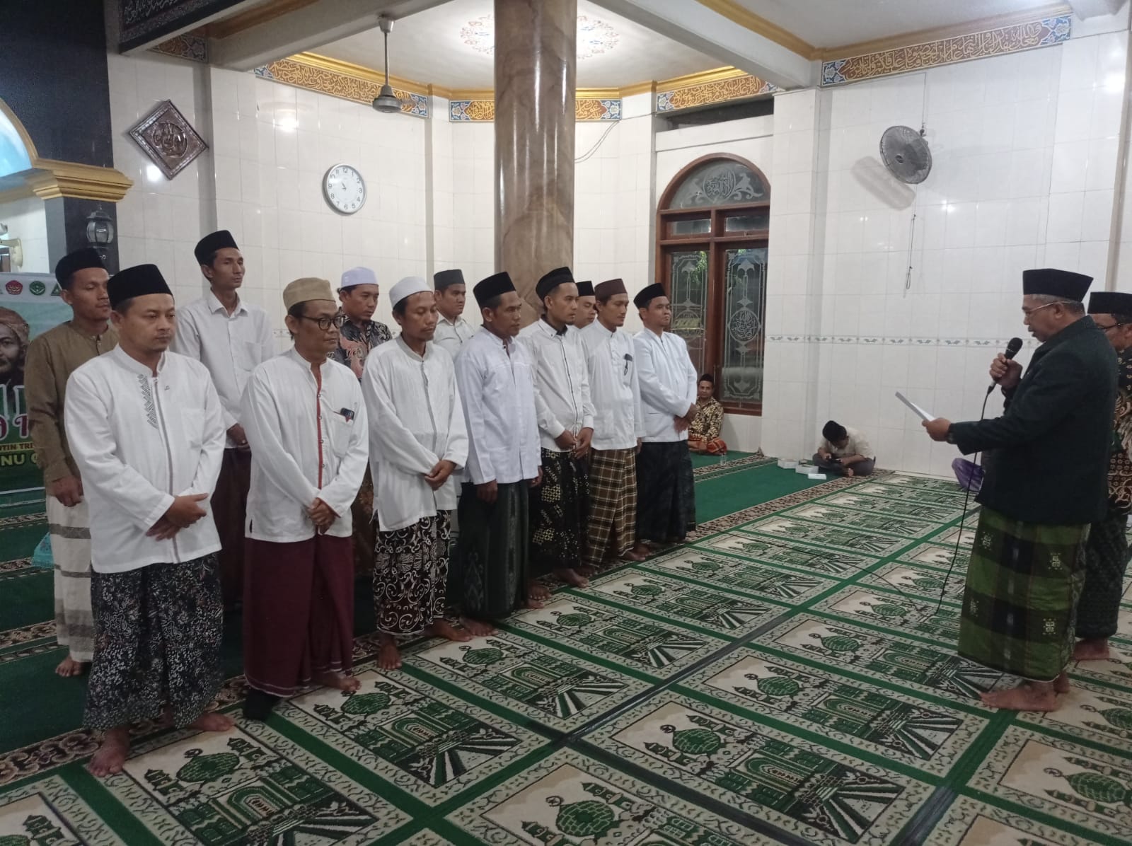 NU Ranting Cangkring Pos Resmi Dilantik, Ketua Ranting: Kami Akan Terus Hadir Dalam Kegiatan Keagaman