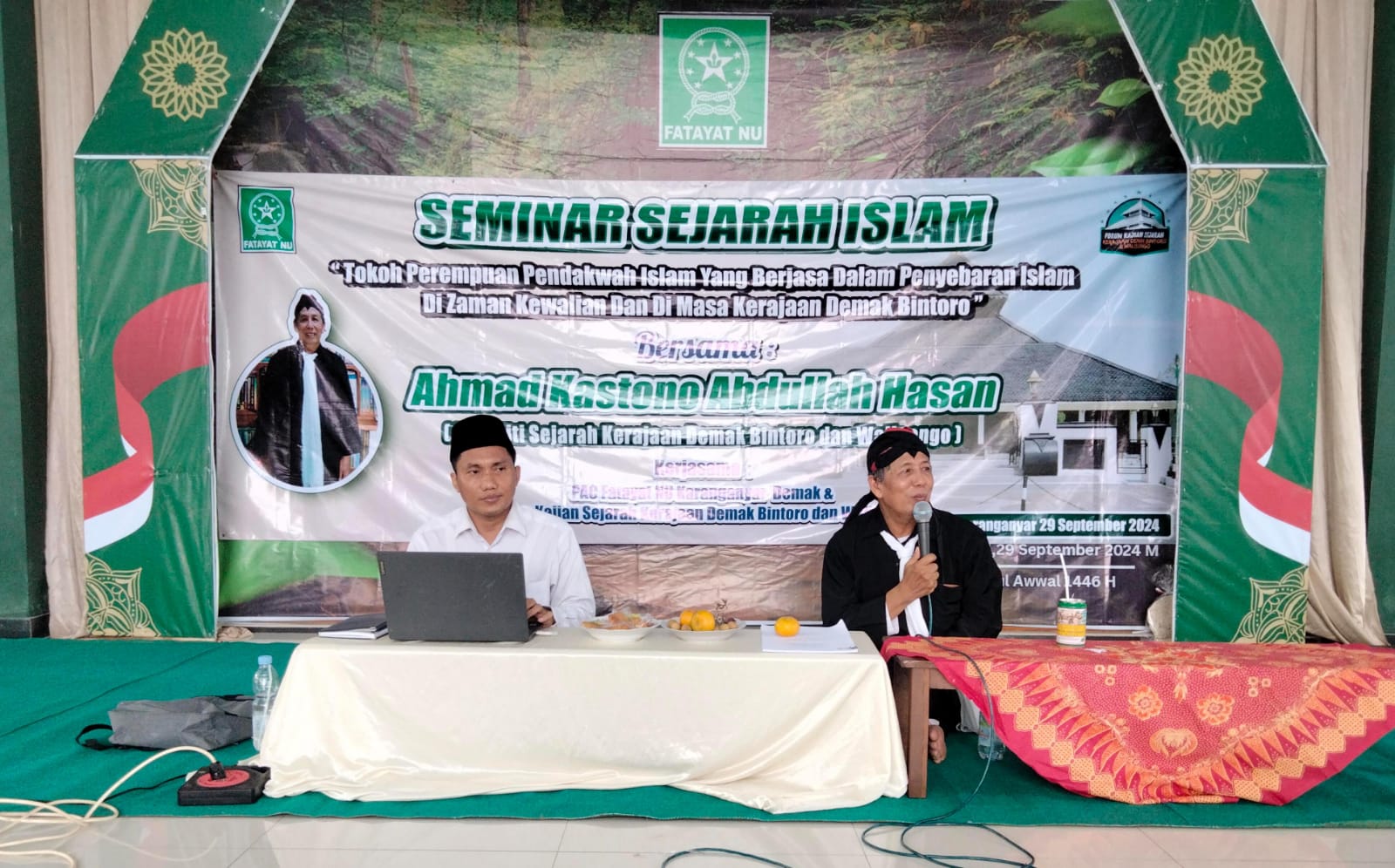 Fatayat NU Karanganyar Demak Gelar Seminar Sejarah Islam Perempuan Zaman Kerajaan Demak Bintoro