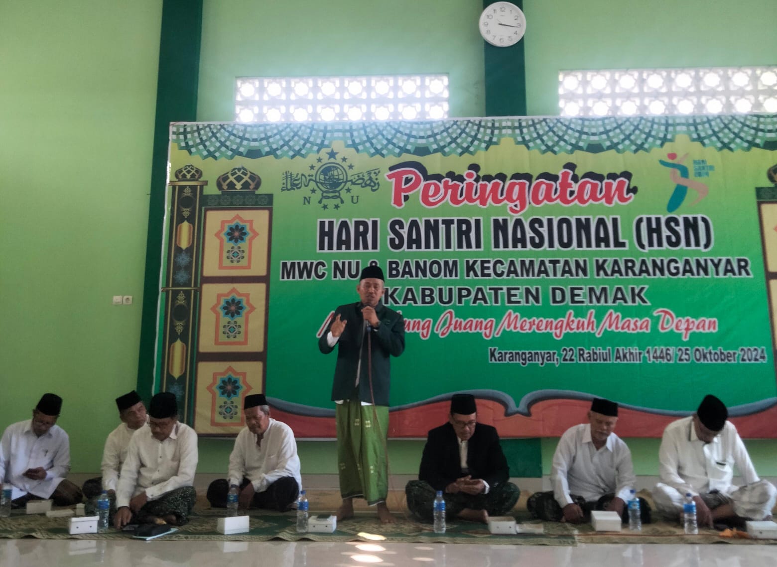 Peringati Hari Santri 2024, Ketua MWCNU Karanganyar ajak para Santri Teladani Perjuangan Ulama