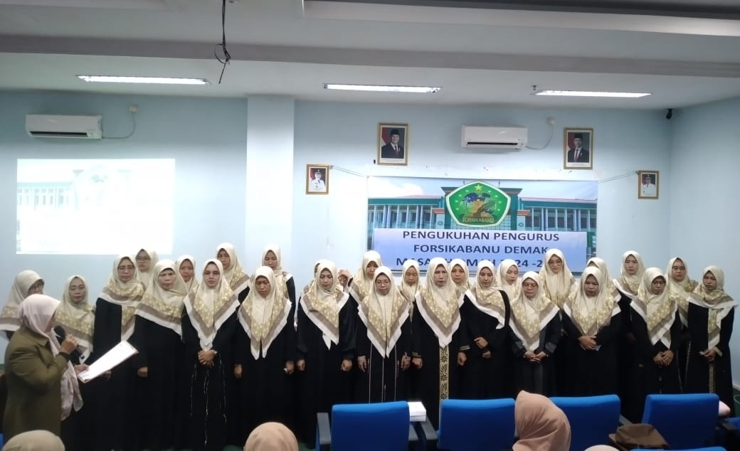 Forsikabanu Demak Resmi Dikukuhkan, Ini Susunan Pengurusnya