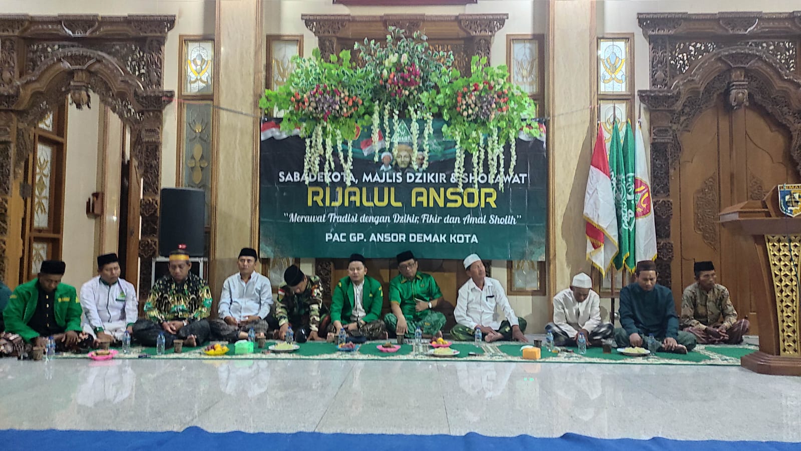 PAC GP Ansor Demak Kota Gelar Selapanan Rutin di Masjid Al Idris Desa Raji