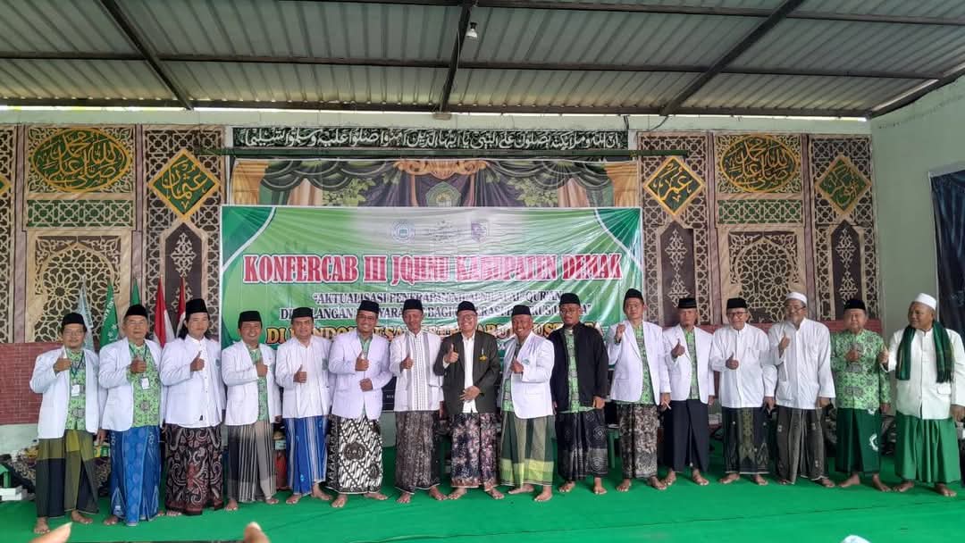 Gelar Konferensi ke 3, KH Abdullah Hamid Al-Hafizh Terpilih Menjadi Ketua Tanfidziyah PC JQHNU Demak Masa Khidmah 2025-2030