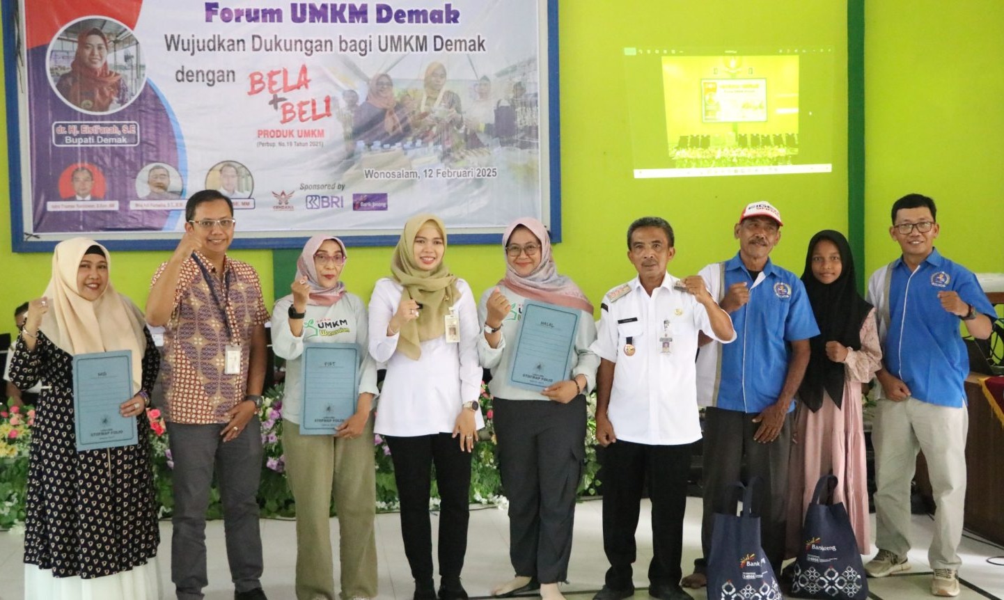Hadiri Pertemuan Triwulan Forum UMKM, Bupati Demak: E-Katalog Jadi Kunci Promosikan Produk