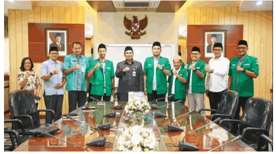 Silaturahmi Ke Wakil Gubernur, Ketua PW GP Ansor: Kami Minta Beliau Menjadi Salah Satu Dewan Pembina
