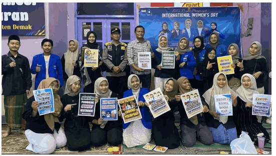 Aksi Peringati Hari Perempuan Sedunia, KOPRI PMII Demak Soroti Maraknya Kekerasan Terhadap Perempuan dan Anak