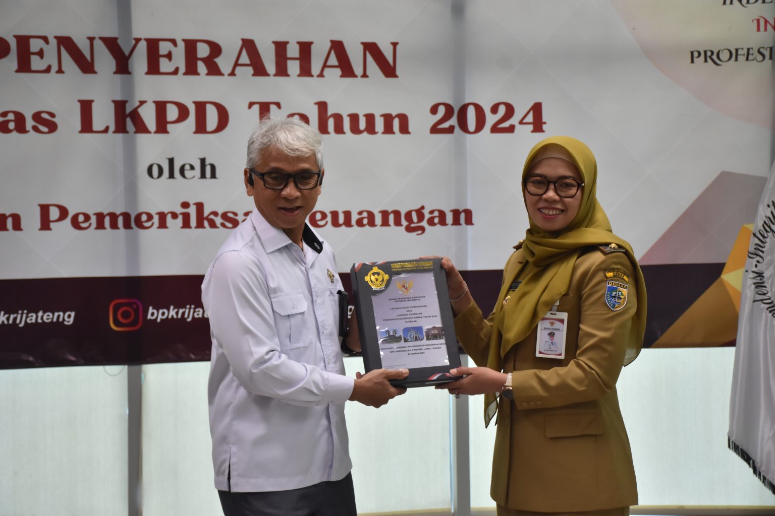 Kabupaten Demak Raih Opini WTP Kesembilan dari BPK RI