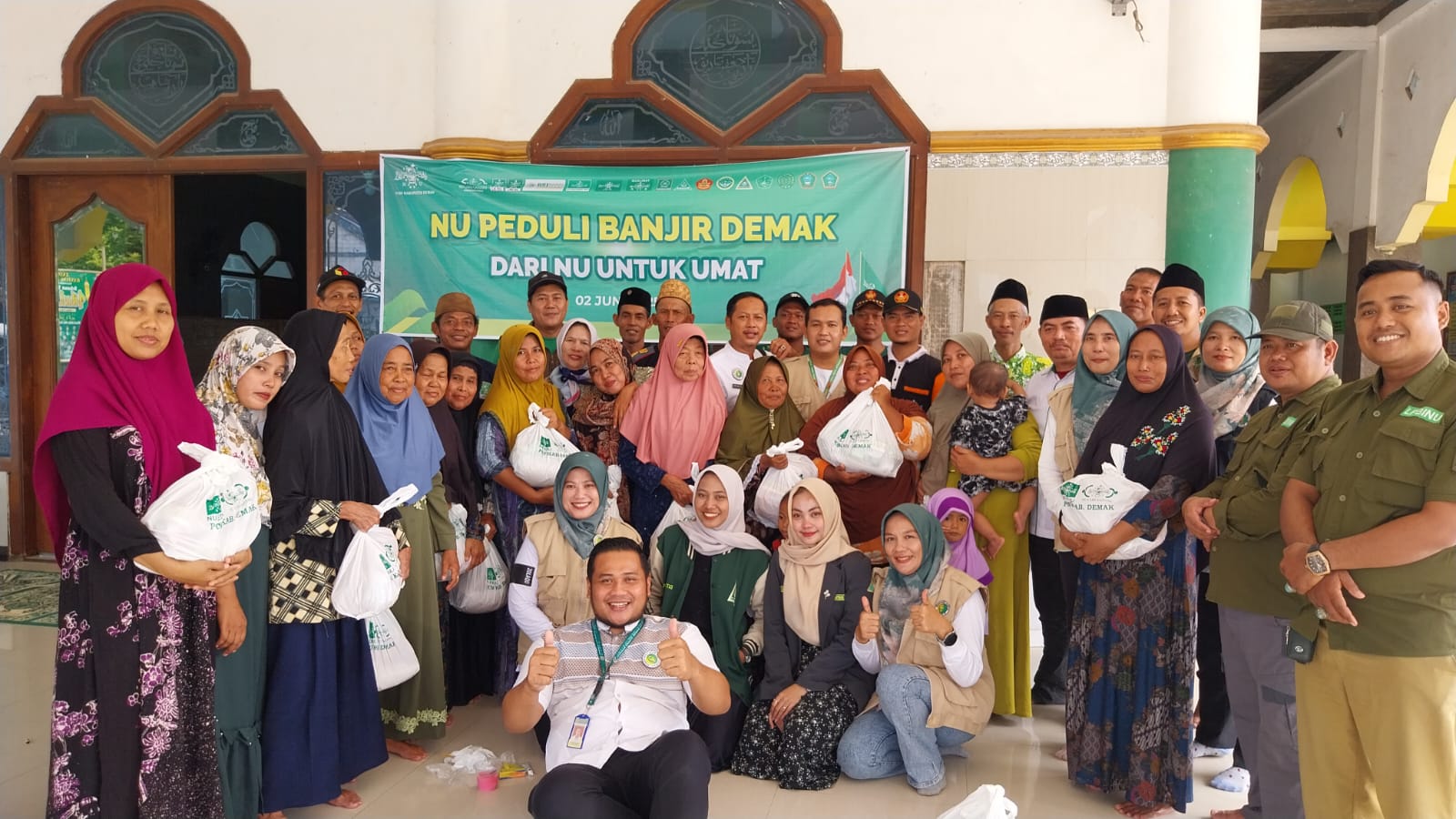 NU Peduli Banjir Demak : Dari NU Untuk Umat